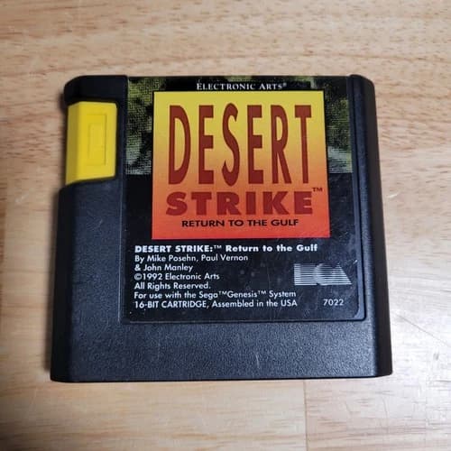Desert Strike: Return to the Gulf Sega Genesis, 1992 - Tested