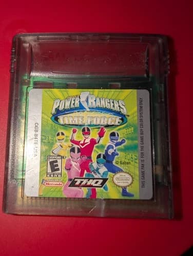 Power Rangers Time Force (Nintendo Game Boy Color, 2001) Tested Working