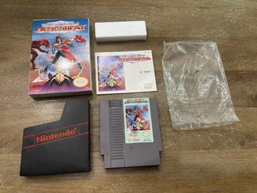 Clash at Demonhead Complete Box Cart Manual Nintendo NES Free Ship