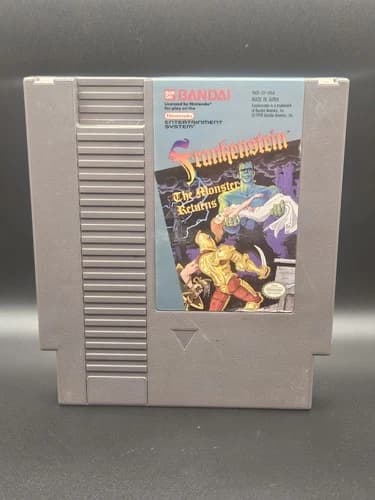 Frankenstein: The Monster Returns Nintendo NES Authentic Tested