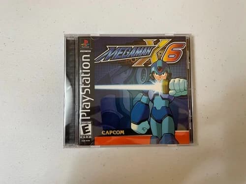 Mega Man X6 Complete cib playstation 1 ps1 tested capcom