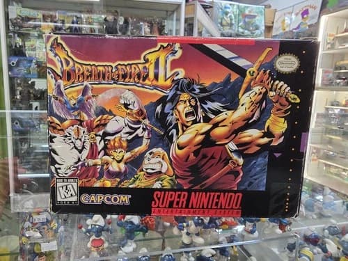 Breath of Fire II for SNES Box Manual Cartridge Tested Working Super Nintendo