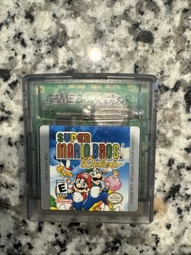 Super Mario Bros Deluxe Game Boy Color Nintendo GBC GBA Advance