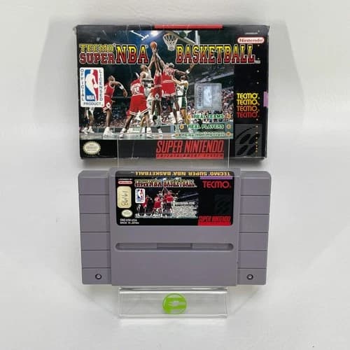 Tecmo Super NBA Basketball (Super Nintendo SNES, 1993)