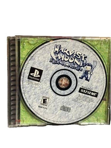 Harvest Moon Back to Nature Sony PlayStation 1 (2000) PS1, TESTED No Book