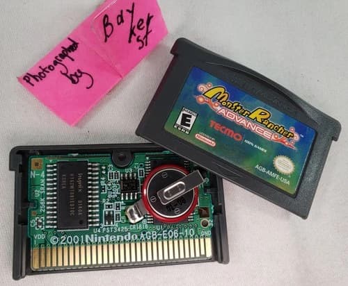 Monster Rancher Advance 1 GBA AUTHENTIC Nintendo Game Boy GameBoy BATTERY SAVES
