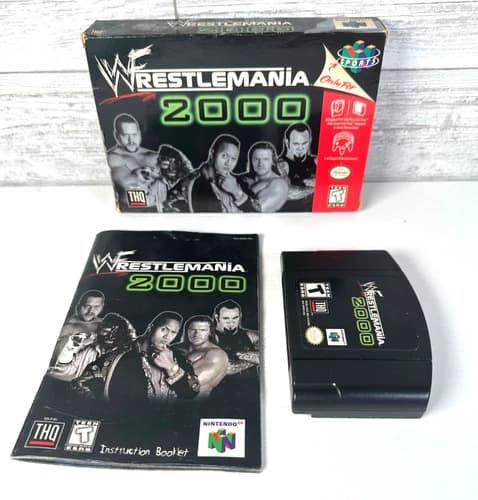 WWF Wrestlemania 2000 (Nintendo 64 | N64) Complete in Box CIB