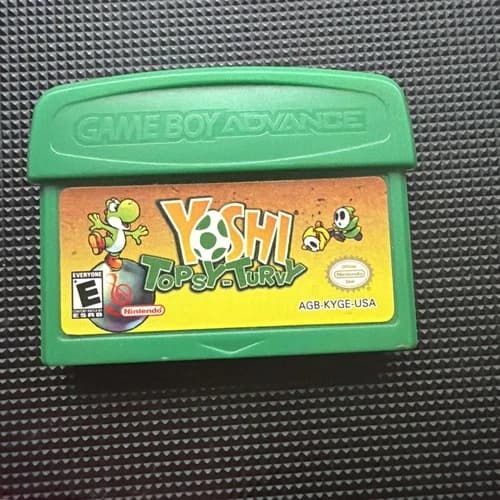 Yoshi Topsy Turvy Nintendo Game Boy Advance GBA Tested Working Authentic