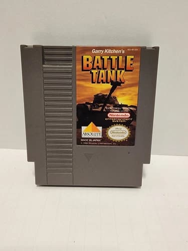 Original Nintendo NES Garry Kitchen's BattleTank Vintage Video Game