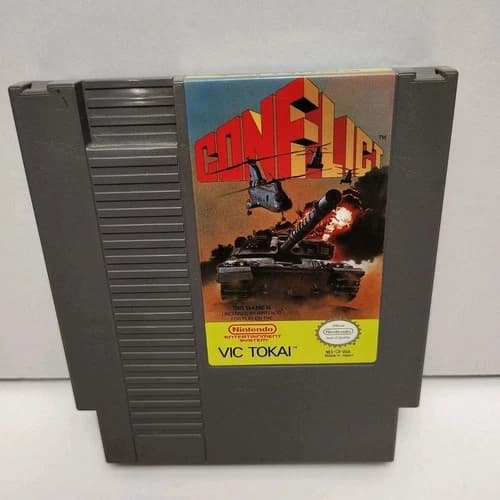 Conflict Nintendo Entertainment System, 1989 Cartridge Only Clean FAST SHIPPING