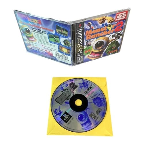 Sony PlayStation 1 PS1 CIB COMPLETE TESTED Monster Rancher 2 CF