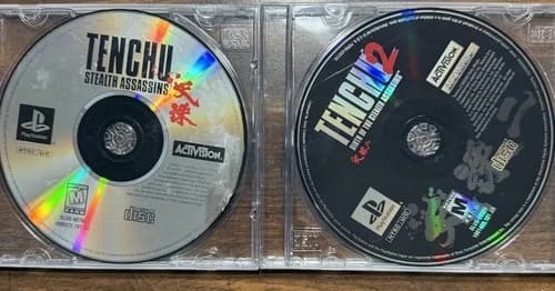 Tenchu: Stealth Assassins 1 And 2 (Sony PlayStation 1, 1998) PS1 Game Disc Only