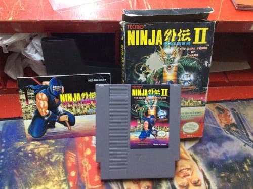 Ninja Gaiden II The Dark Sword of Chaos 2 Nintendo NES Complete CIB Box W/Manual