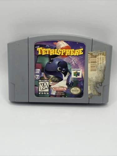 Tetrisphere Nintendo 64 N64 Video Game Cartridge 1997 Tested - Working