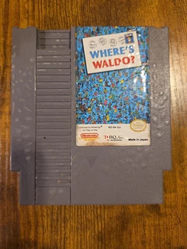 Where's Waldo Nintendo Entertainment System 1991 NES Cart Only