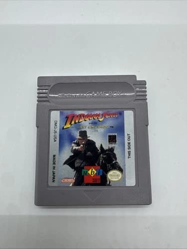 Indiana Jones and the Last Crusade (Nintendo Game Boy, 1989) *TESTED*