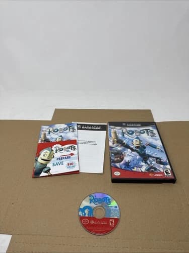 Robots Movie Game (Nintendo GameCube, 2005) CIB Complete With Manual Tested