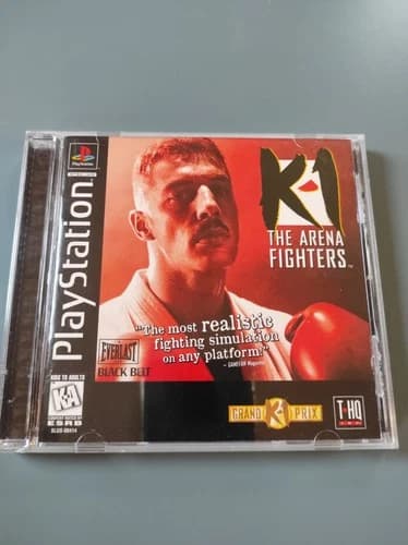K-1 The Arena Fighters PS1 PlayStation 1 - Complete CIB