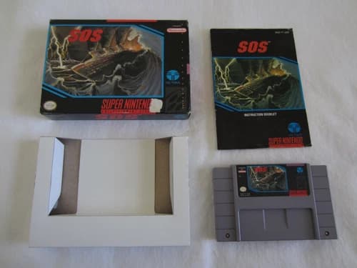 SOS Septentrion (SNES) Super Nintendo CIB Complete Box Vic Tokai 1994 RARE