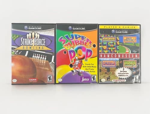 Nintendo GameCube - Namco Museum Strike Force Super Bubble Pop - Tested CIB