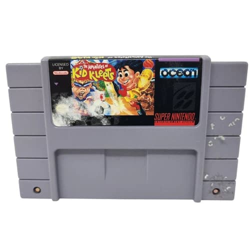 Super Nintendo SNES The Adventures of Kid Kleets Tested Working Cartridge Only