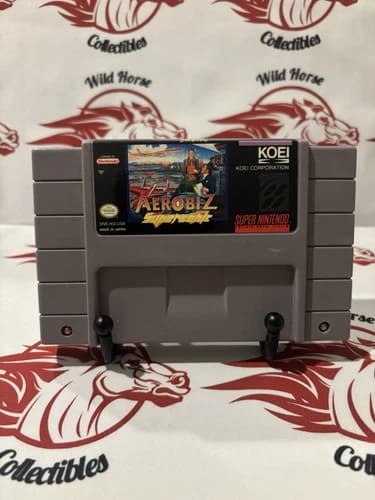 Aerobiz Supersonic Super Nintendo Entertainment System SNES - Fast Free Shipping