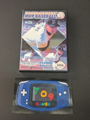 Roger Clemens' MVP Baseball (Sega Genesis) CIB COMPLETE
