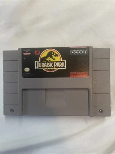 Jurassic Park Super Nintendo Vintage 1993 Cartridge Only Tested & Works