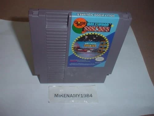 HOLLYWOOD SQUARES game cartridge only - Original Nintendo NES system