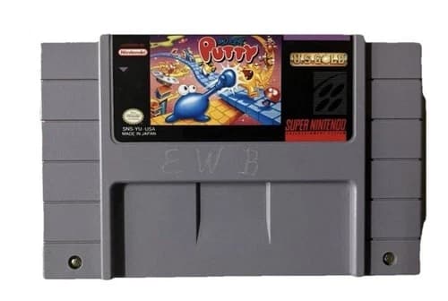 SUPER PUTTY (Super Nintendo, 1993) CART ONLY TESTED