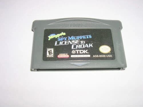 Spy Muppets License to Croak (Game Boy Advance GBA) Original Game
