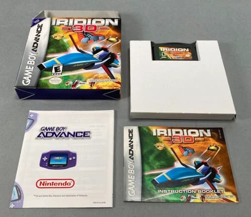 Iridion -3D- GBA Game Boy Advance 2001; Complete in Box CIB; Fantastic Condition
