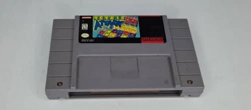 Tetris Attack SNES Super Nintendo Authentic OEM Tested Clean