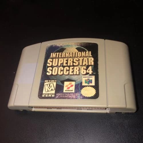 International Superstar Soccer 64 (Nintendo 64, 1997) Tested Authentic N64 Game