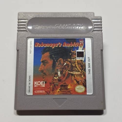 Nobunaga's Ambition Gameboy (1990, Koei) Cleaned And Tested, Game Only