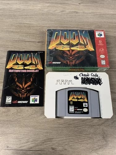 Doom 64 (Nintendo 64, 1997) Complete CIB N64 Authentic