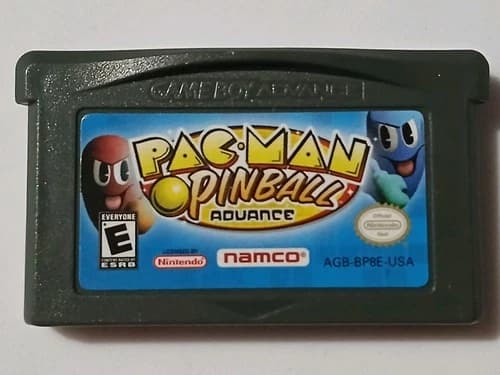Pac-Man Pinball Advance Nintendo Game Boy Advance, 2005, Tested,Pre-owned