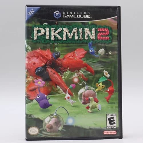 Pikmin 2 Nintendo GameCube 2004 Complete All inserts Black Label