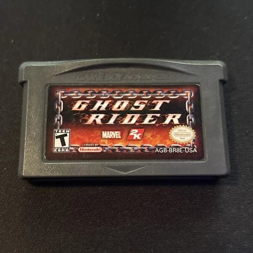 Ghost Rider Gameboy Advance GBA Cartridge Tested