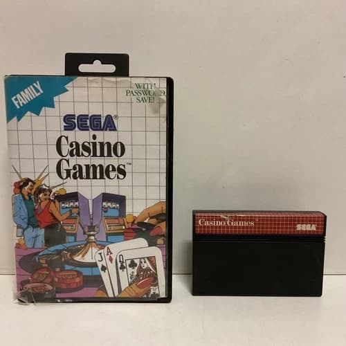 Casino Games Sega Master System - Free Post