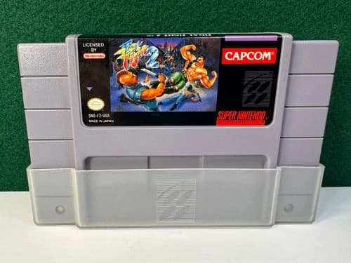 Final Fight 2 (Super Nintendo SNES, 1993) Authentic. Working.