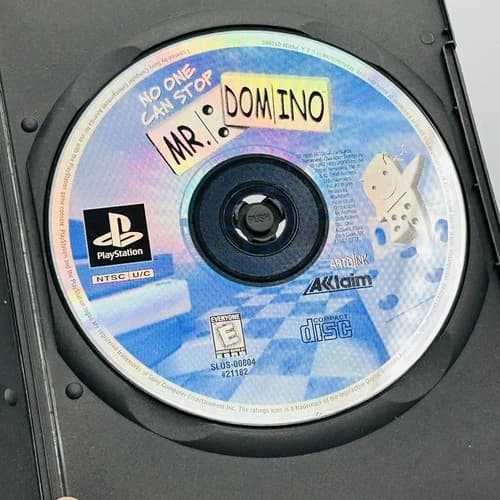 No One Can Stop Mr. Domino (Sony PlayStation 1, 1998) PS1 Disc Only Video Game