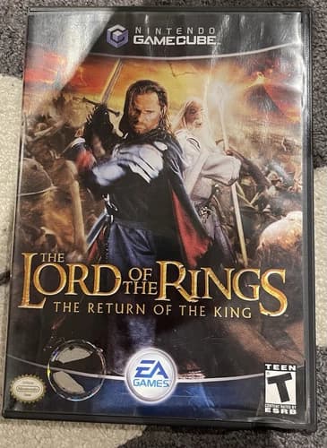 Lord of the Rings: Return of the King Nintendo GameCube CLEAN CIB Tested Working
