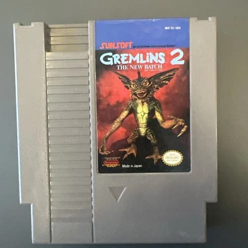 Gremlins To The New Batch Nintendo Entertainment System Cartridge Only