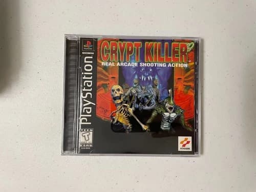 Crypt Killer Complete cib ps1 playstation 1 tested konami