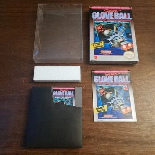 Super Glove Ball (NES, 1990) CIB w/ Manual - Tested - Authentic