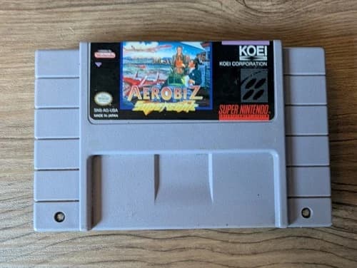Aerobiz Supersonic (SNES, 1994) Cartridge Only. Tested And Working!
