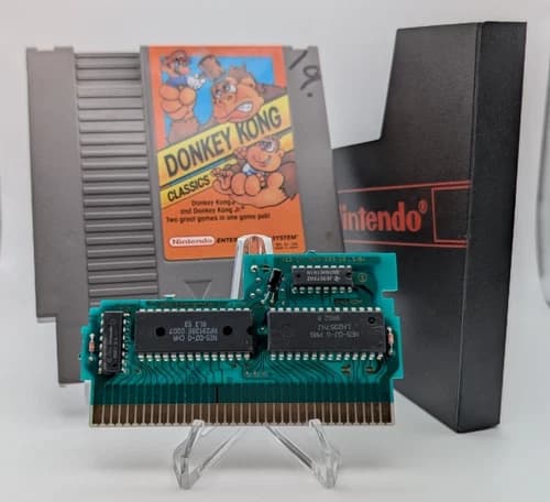 Donkey Kong Classics - Nintendo NES - 1988 - Authentic, Tested, Working