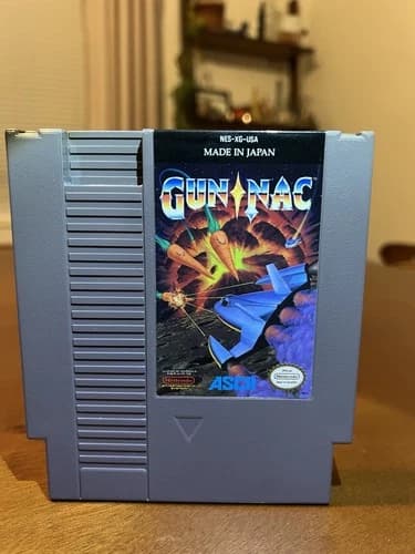 GUN-NAC NES CART ONLY - AUTHENTIC TESTED & WORKING COLLECTOR CONDITION