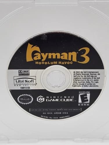 Rayman 3: Hoodlum Havoc GameCube 2003 Disc Only Tested Working Resurfaced